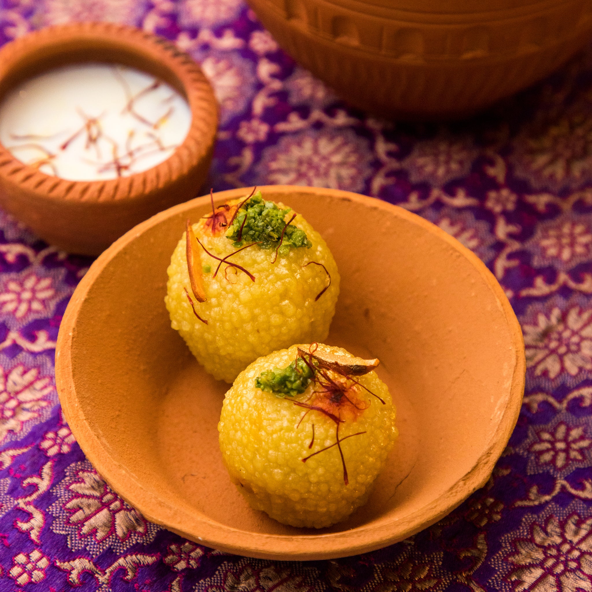 Kesar Boondi Ladoo